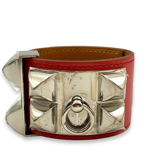 CDC Small Sanguine Bracelet in Tadelakt, Palladium hardware