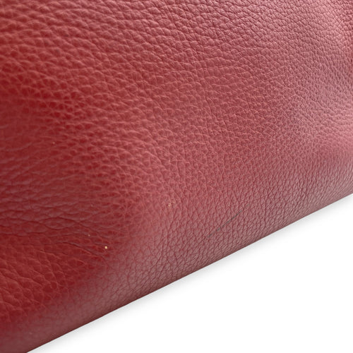 Kelly 35 Rouge H in Clemence Palladium hardware