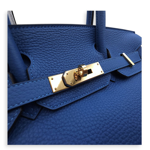 Birkin Blue Mykonos in Togo, Gold hardware