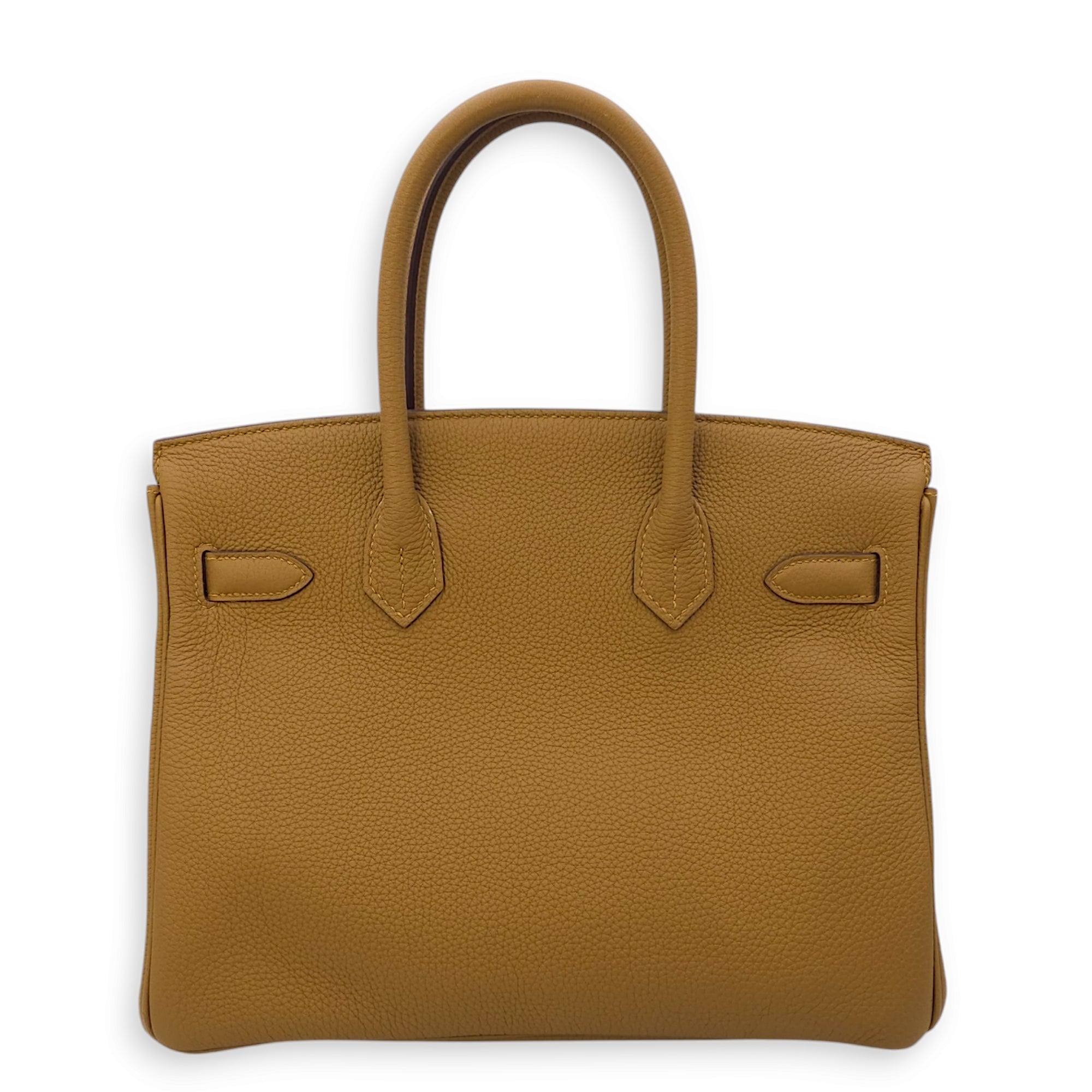 Birkin 30 Bronze Dore in Togo, Palladium hardware