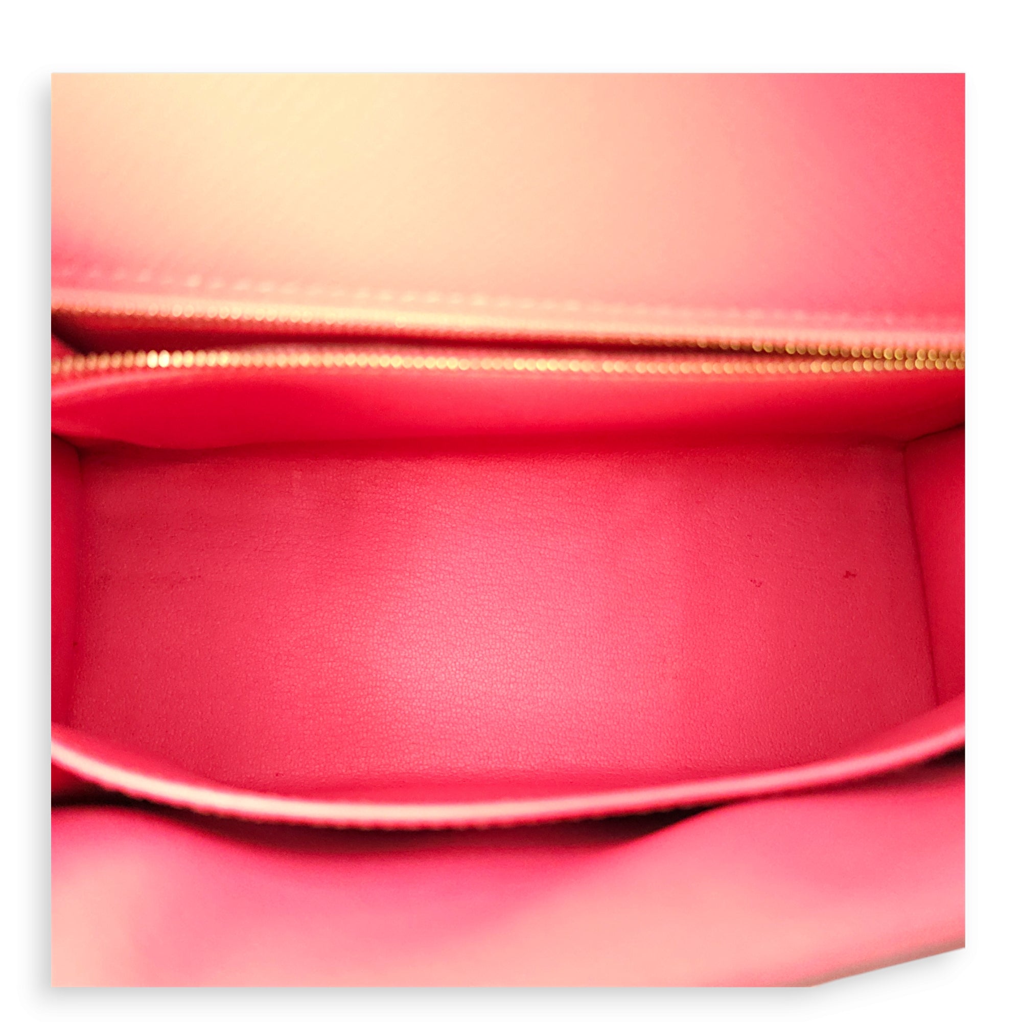 Sellier Kelly 25 Rose Azalee in Epsom Gold hardware CL2411-7380 9