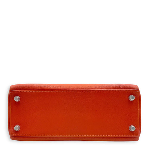 Kelly 28 Orange in Chere Mysore, Palladium hardware