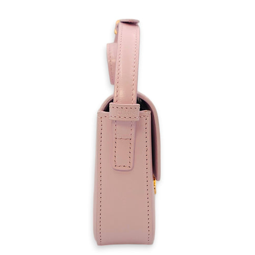 Triomphe Claude 20.5x11x4cm Pink Shoulder Bag in Box Calfskin, Gold hardware