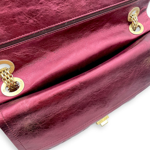 Reissue 228 Red Shoulder Bag in Calfskin, Gold hardware