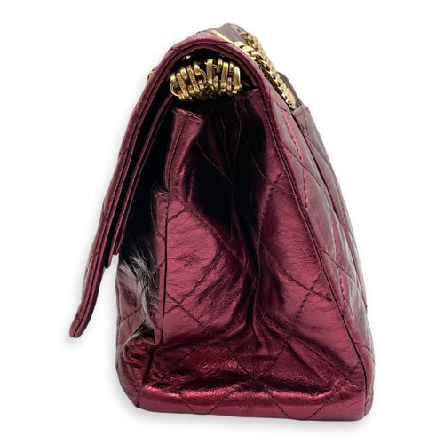 Reissue 228 Red Shoulder Bag in Calfskin, Gold hardware