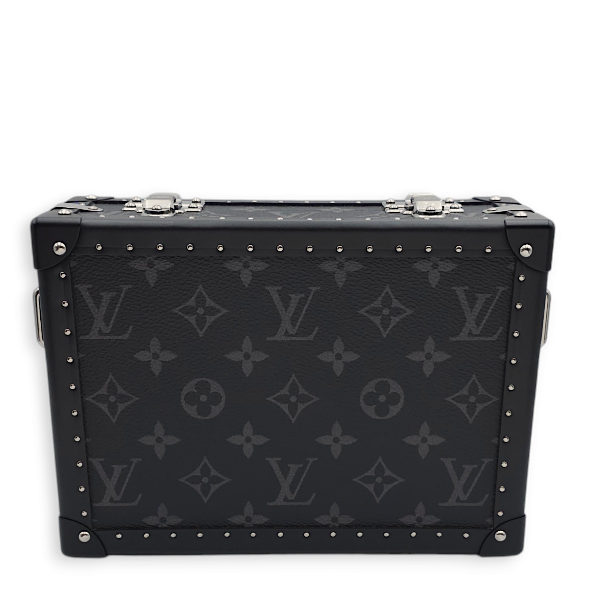 Trunk Box Others Monogram Eclipse Crossbody Bag in Monogram Coated Canvas/Calfskin Silver hardware CL2409-5642 3