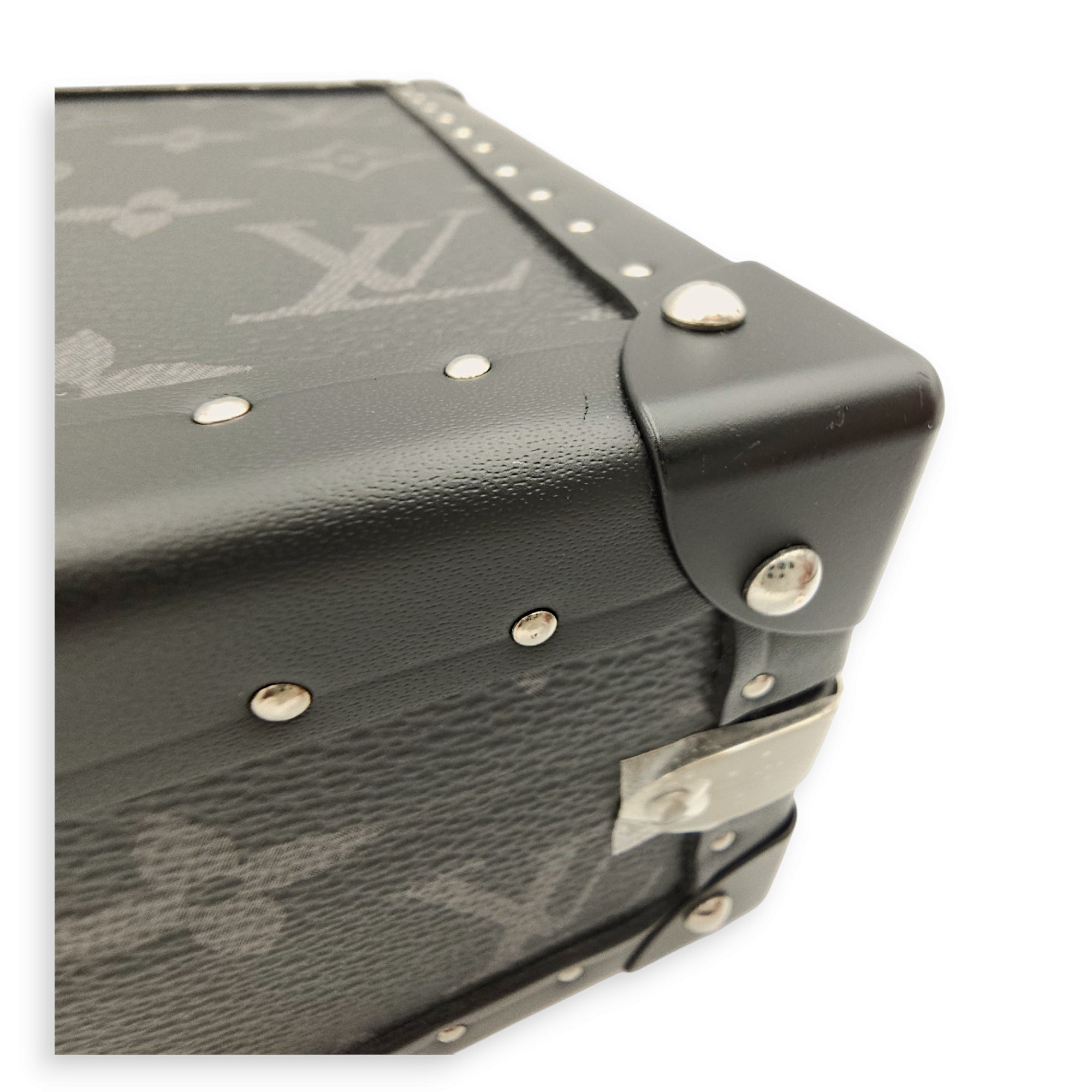 Trunk Box Others Monogram Eclipse Crossbody Bag in Monogram Coated Canvas/Calfskin Silver hardware CL2409-5642 9