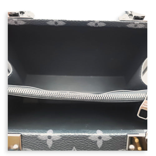 Trunk Box Monogram Eclipse Crossbody Bag in Monogram Coated Canvas/Calfskin Silver hardware CL2409-5642 8