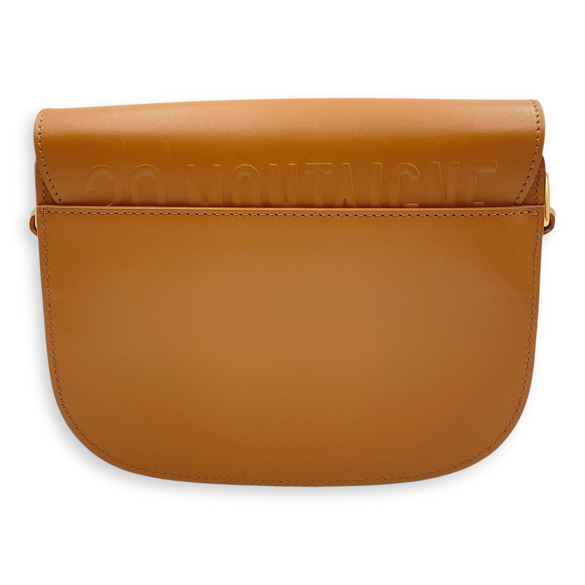 Bobby Small Camel Crossbody Bag in Smooth Calf, Gold hardware