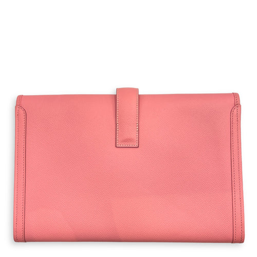 Jige GM Rose Confetti Clutch in Epsom