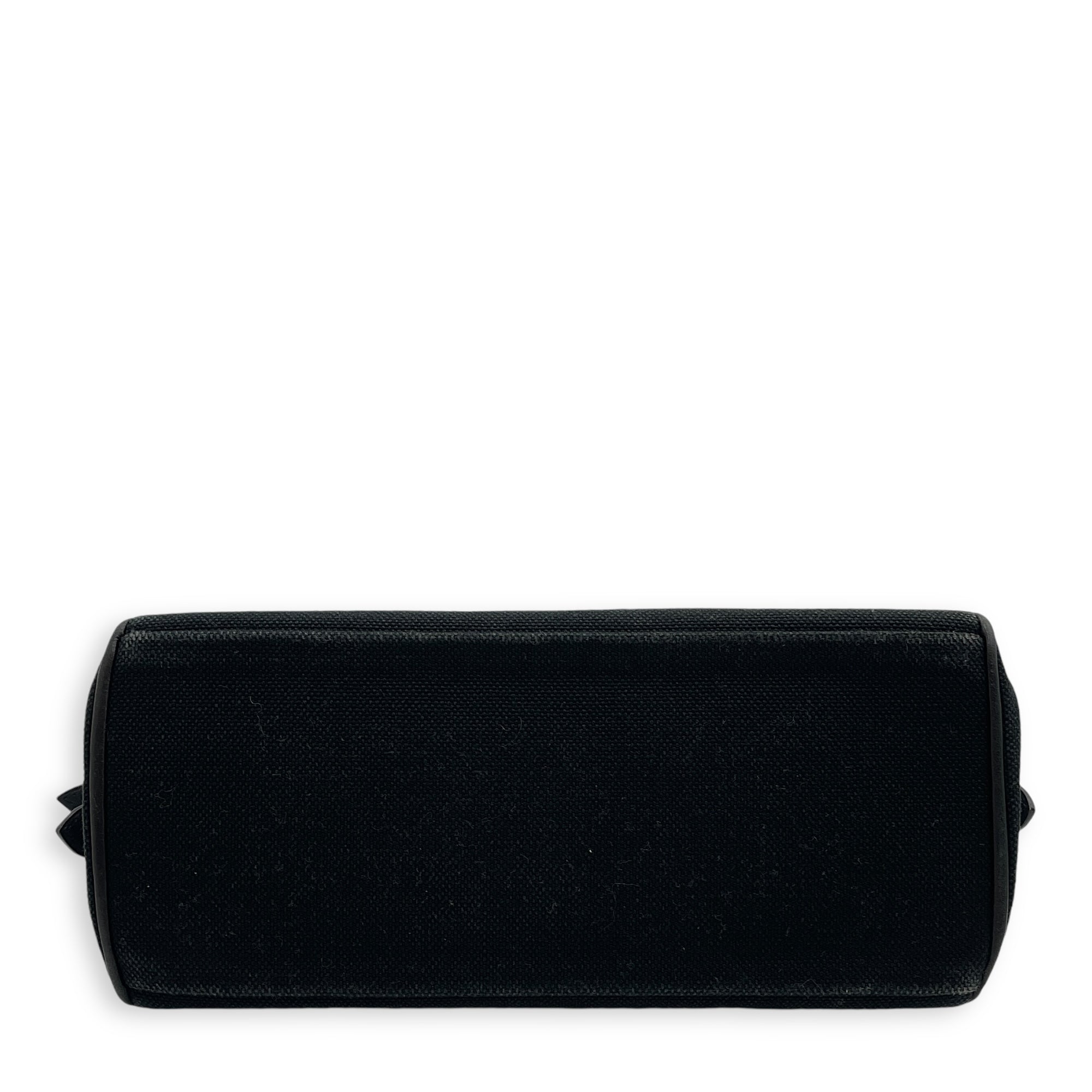 Paris Bombay PM Nero Pouch in Toile, Palladium hardware