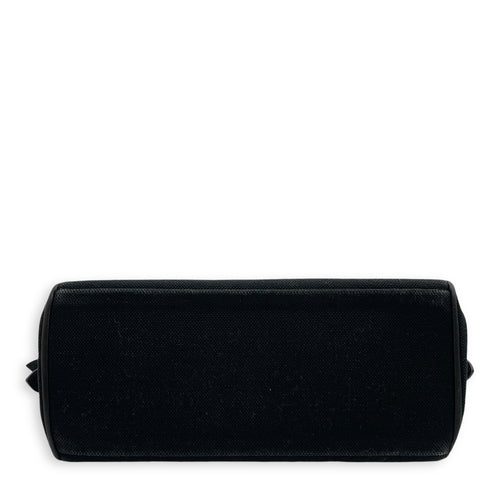 Paris Bombay PM Nero Pouch in Toile, Palladium hardware