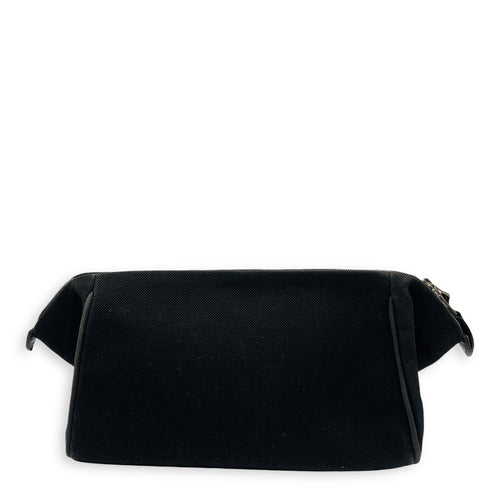 Paris Bombay PM Nero Pouch in Toile, Palladium hardware