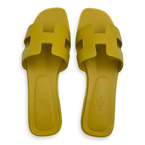 Oran 38 Jaune Imperial Sandals in Calfskin