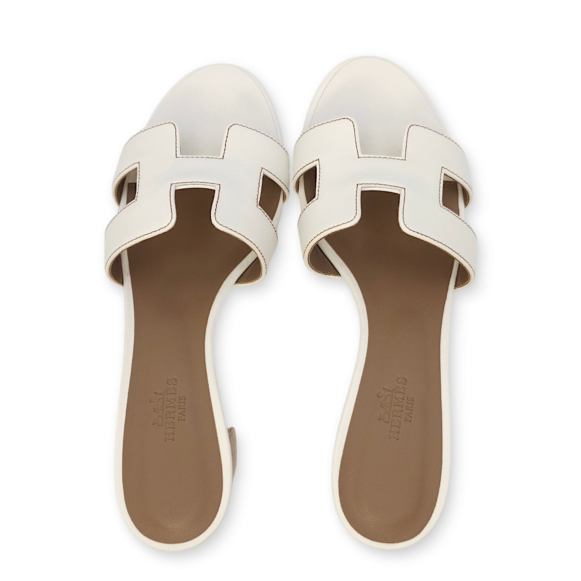 Oasis Sandal 37 Blanc Sandals in Calf