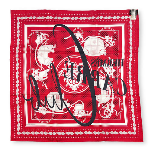 Ex Libris Scarf 55 Rouge/Blanc/Noir Scarf in