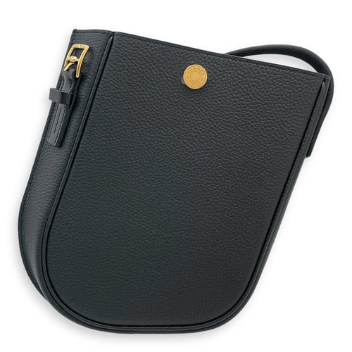 Perspective Cavalier 21 Black in Togo Gold hardware