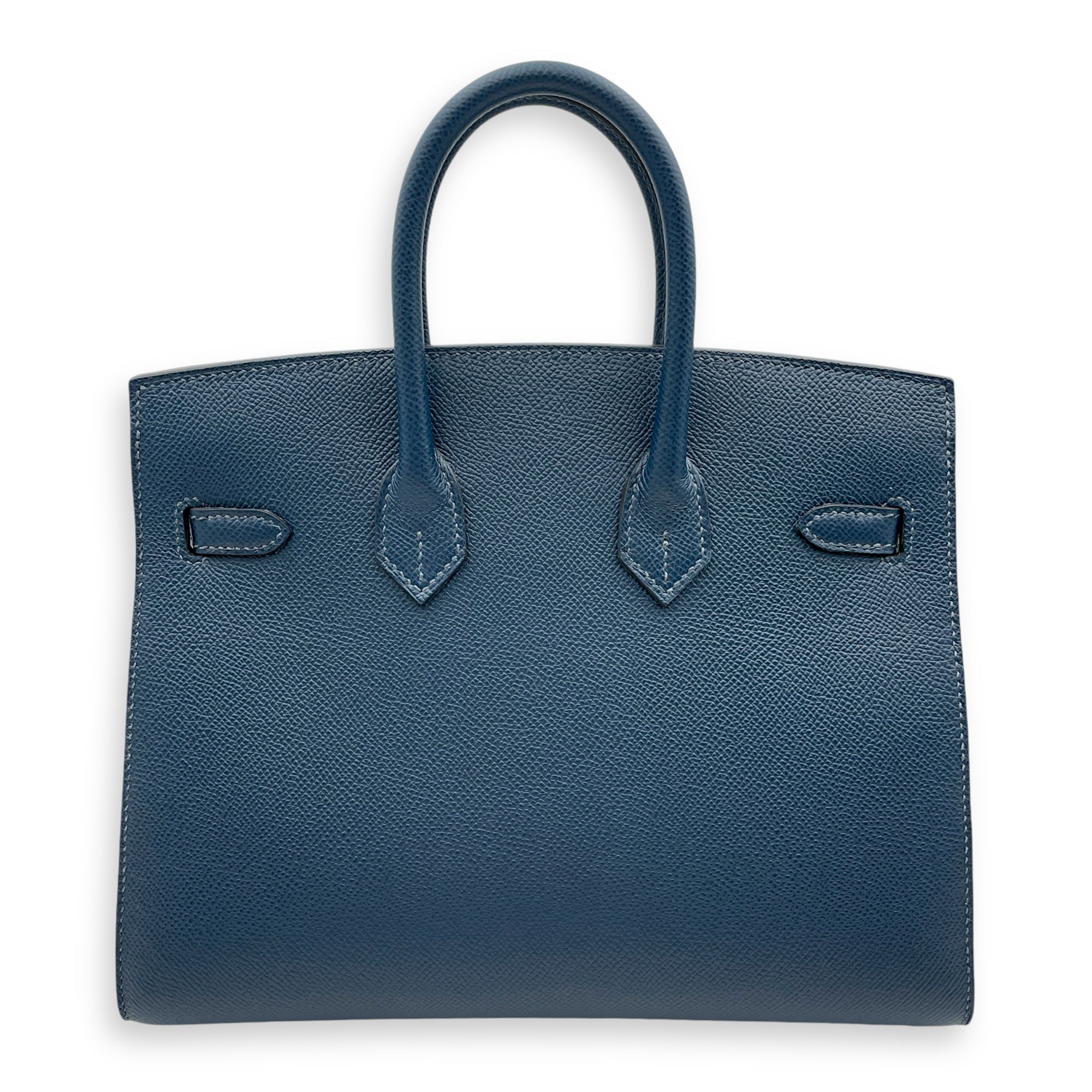 Sellier Birkin 25 Blue De Prusse in Epsom, Gold hardware