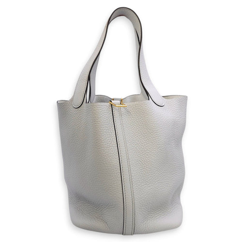 Picotin 22 Blue Pale in Clemence Gold hardware CL2404-385 2