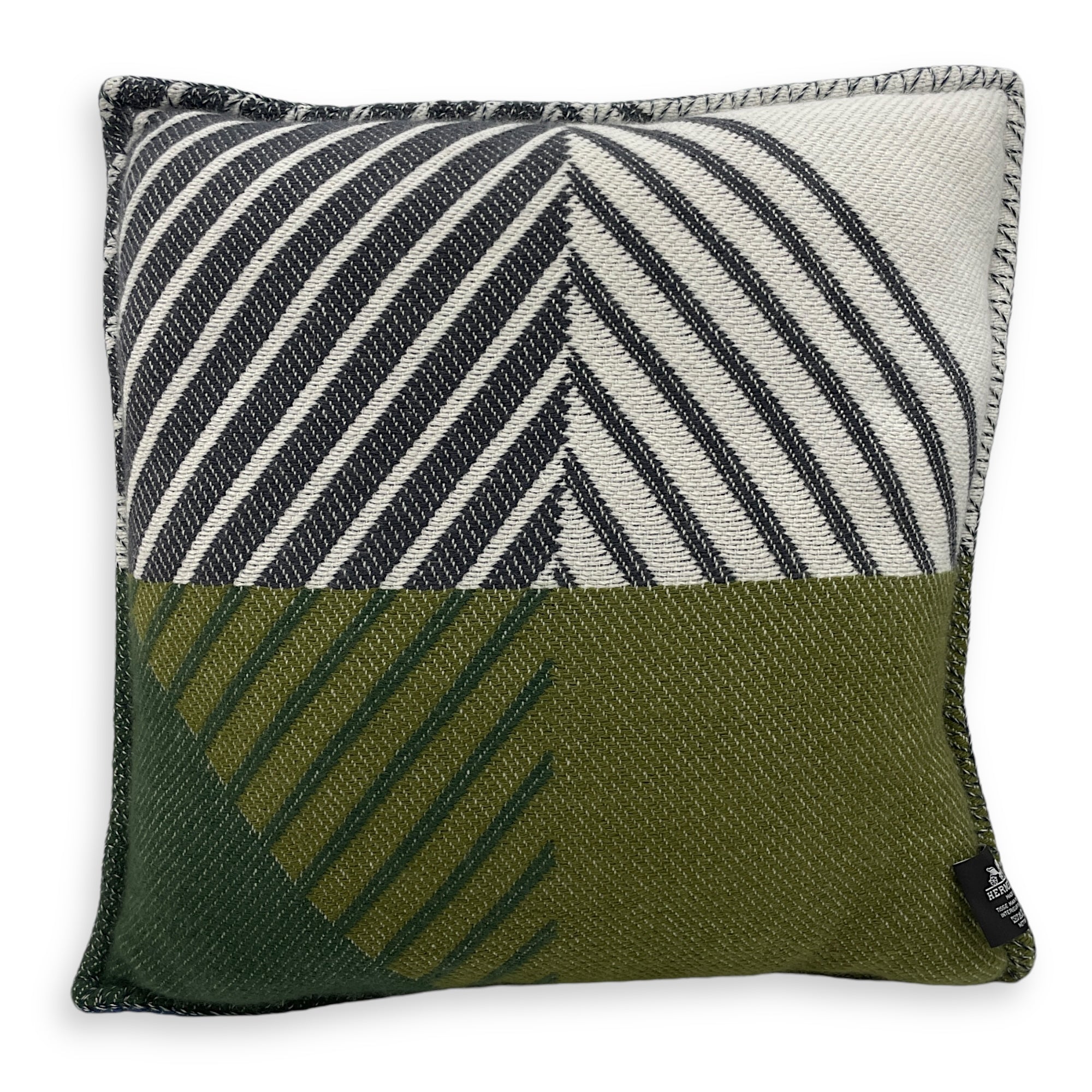 H Diagonal Pillow Marine Bag Accessory in Cashmere