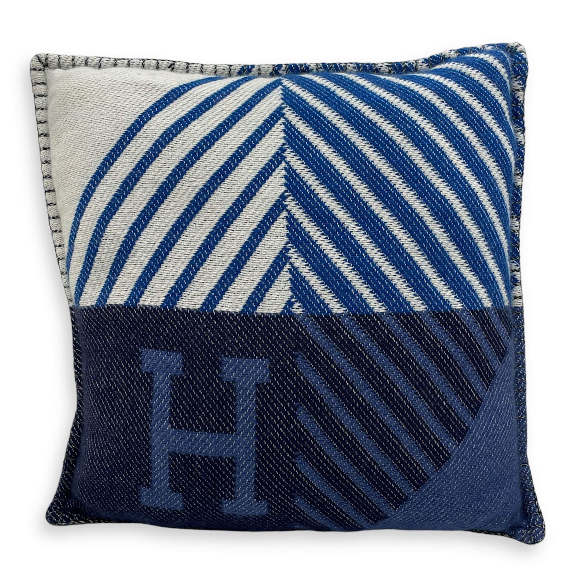 H Diagonal Pillow Marine Bag Accessory in Cashmere