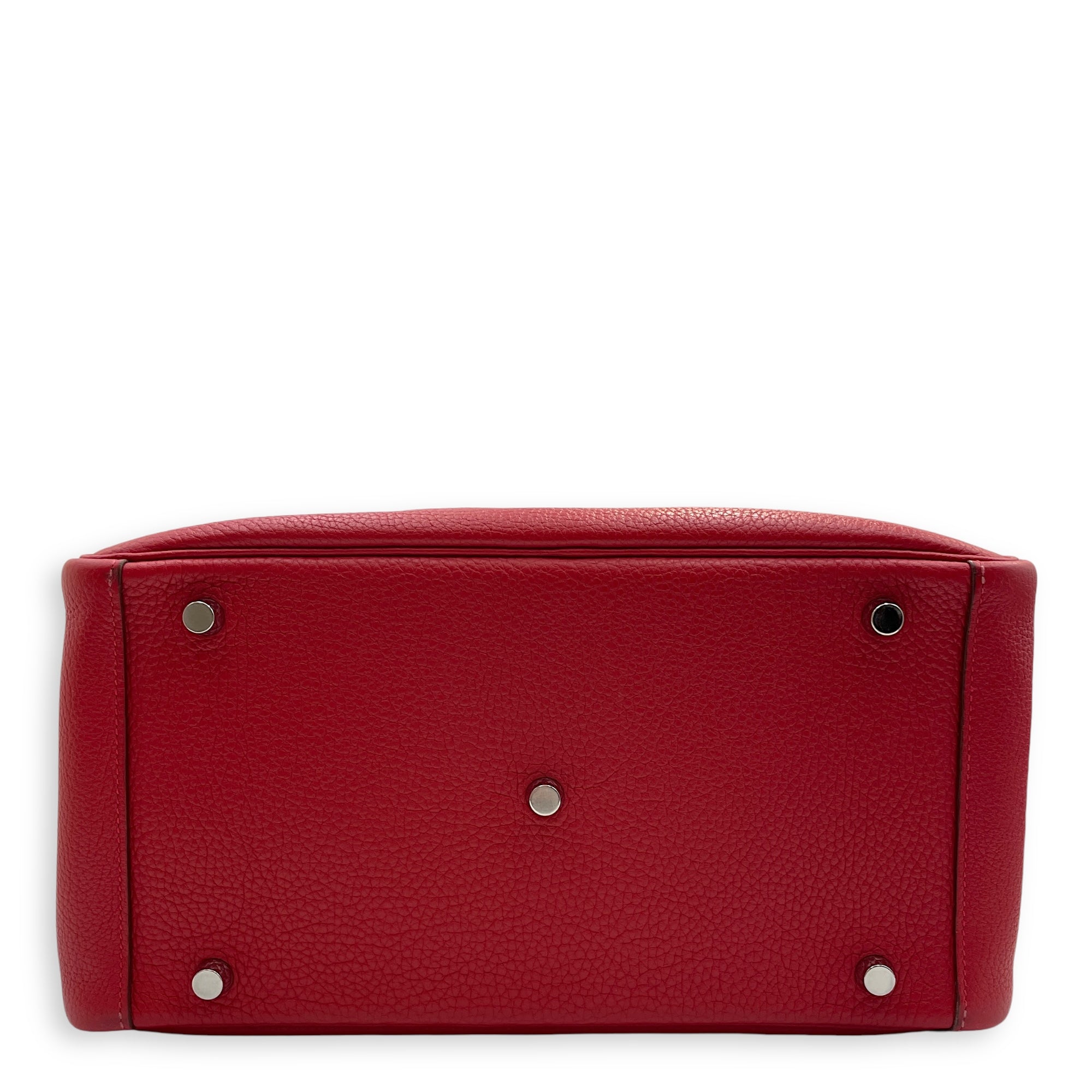 Lindy 30 Rouge Casaque in Clemence Palladium hardware CL2407-3537 5