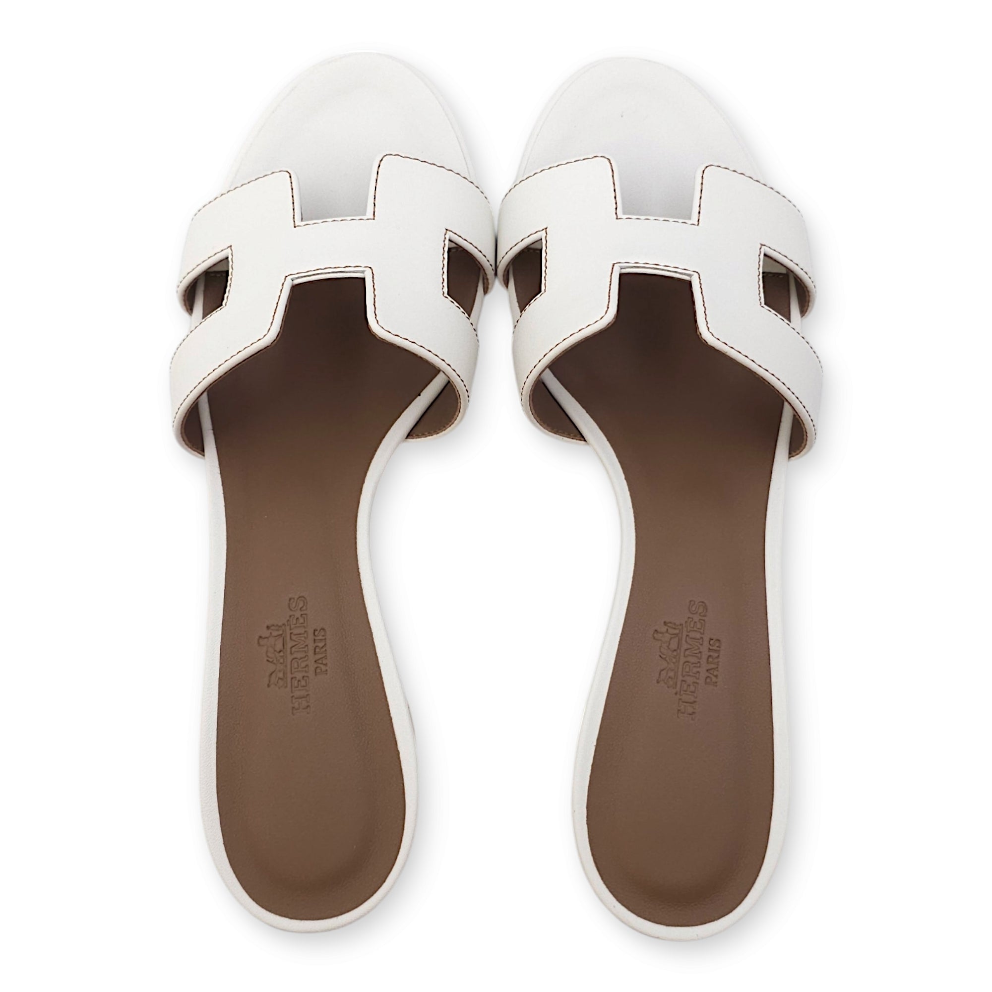 Oasis 36 Blanc Sandals in Calfskin