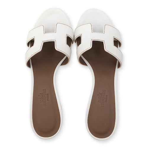 Oasis 36 Blanc Sandals in Calfskin