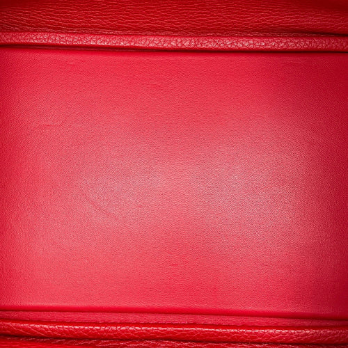 Lindy 30 Rouge Casaque in Clemence Palladium hardware CL2407-3537 6