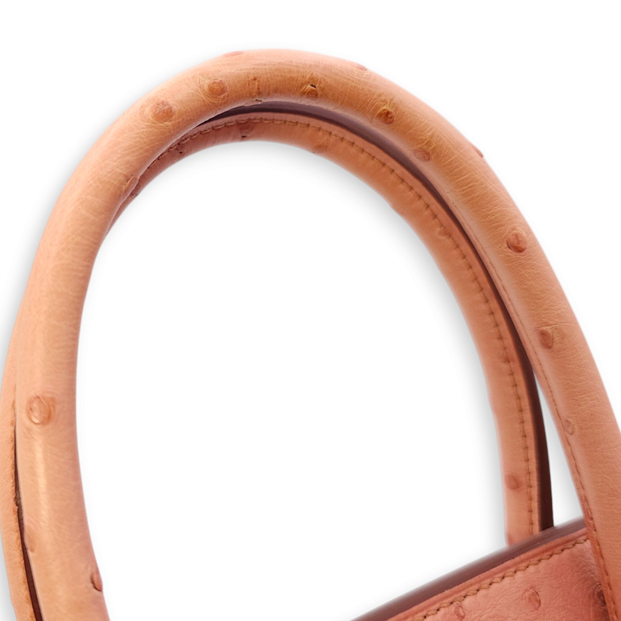 Birkin 30 Terre Cuite in Ostrich Gold hardware CL2405-1249 8