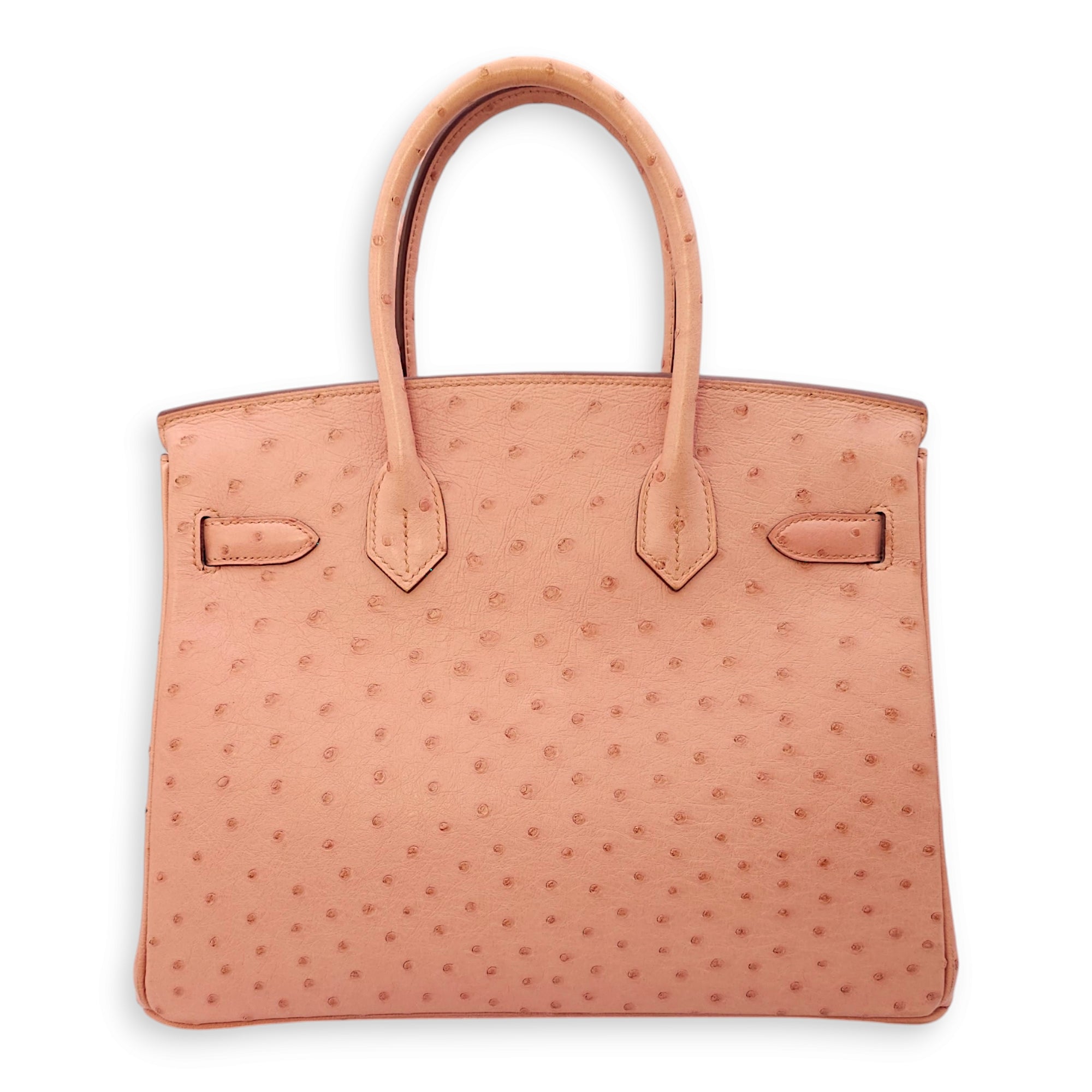 Birkin 30 Terre Cuite in Ostrich Gold hardware CL2405-1249 2
