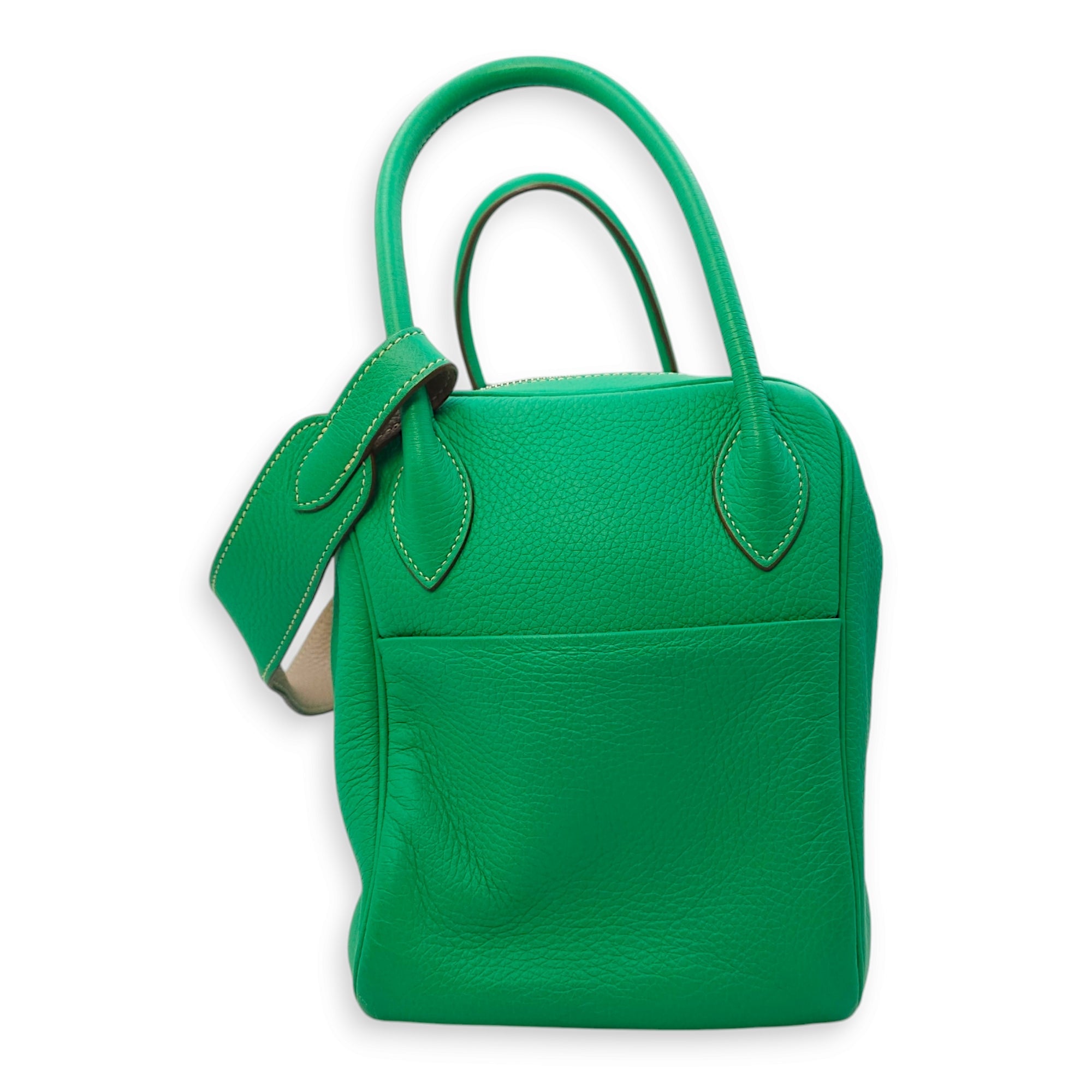 Lindy Eclat 34 Menthe/Gris in Clemence Palladium hardware