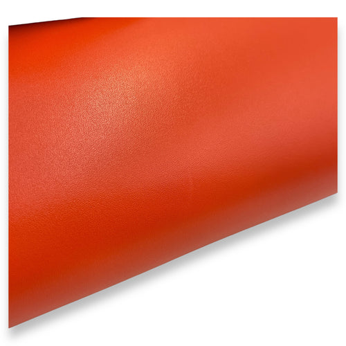 Egee Clutch Orange Poppy in Tadelakt, Palladium hardware