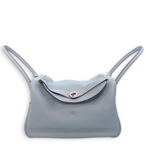 Lindy 34 Blue Lin in Clemence Palladium hardware CL2410-6146 1