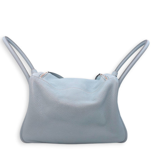 Lindy 34 Blue Lin in Clemence Palladium hardware CL2410-6146 2