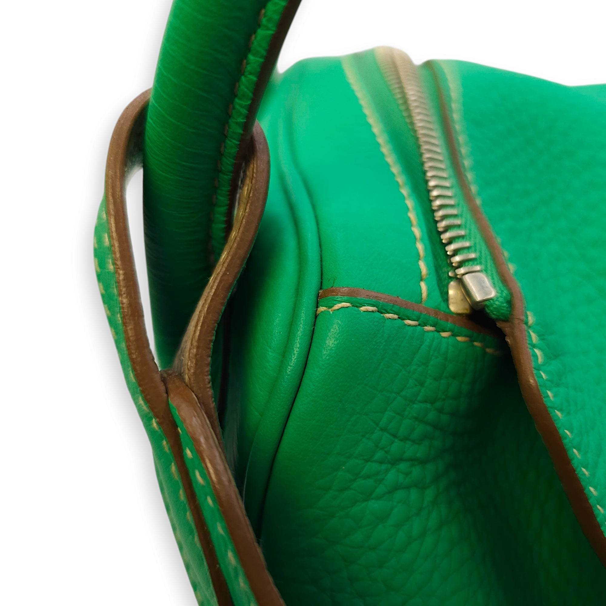 Lindy Eclat 34 Menthe/Gris in Clemence Palladium hardware