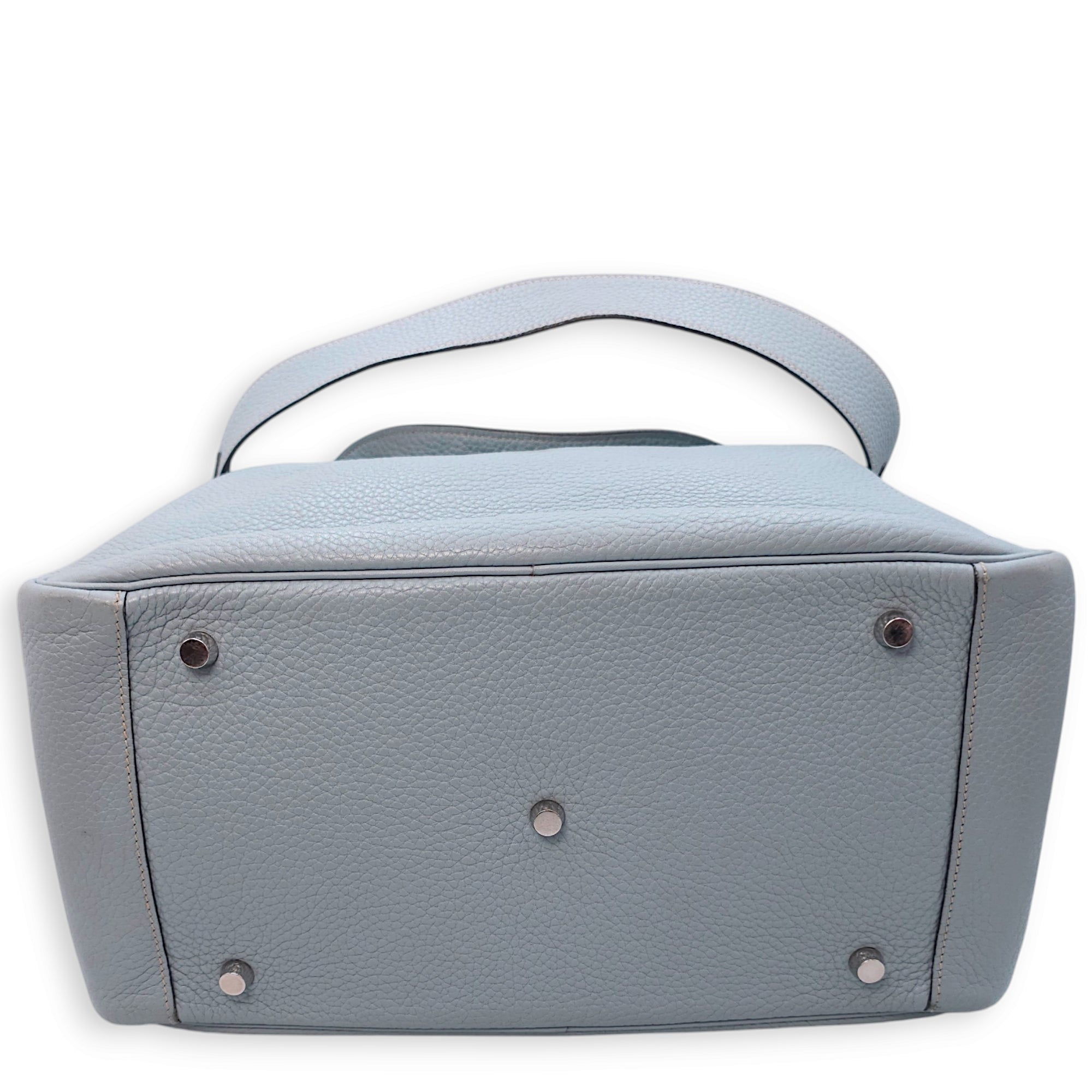 Lindy 34 Blue Lin in Clemence Palladium hardware CL2410-6146 10