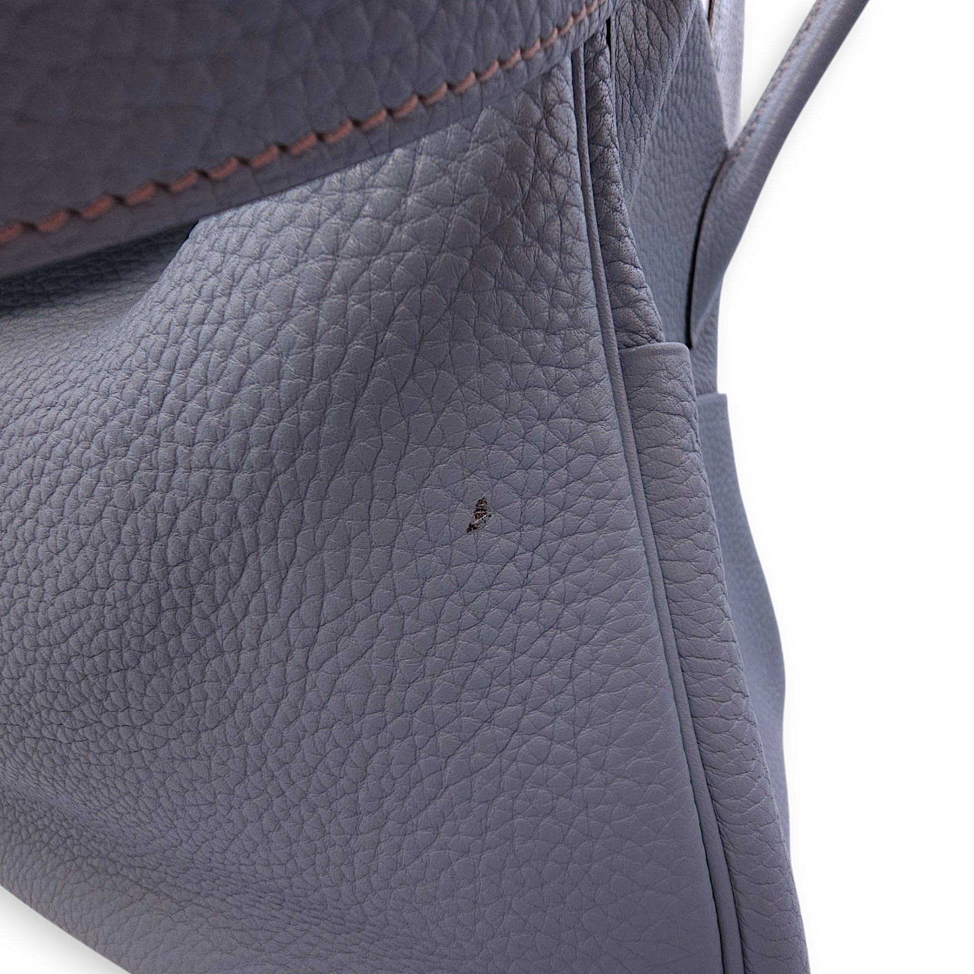 Lindy 34 Blue Lin in Clemence Palladium hardware CL2410-6146 12