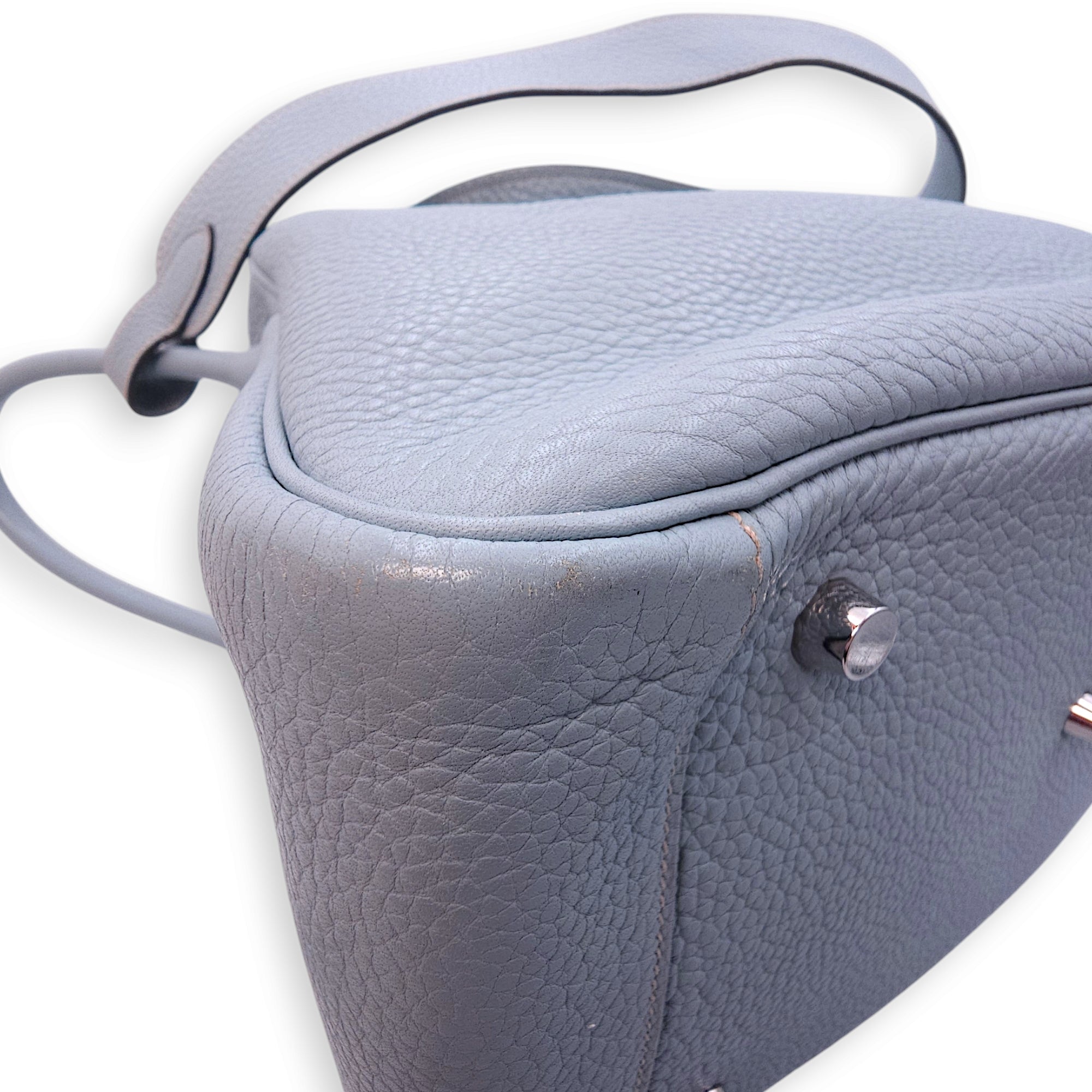Lindy 34 Blue Lin in Clemence Palladium hardware CL2410-6146 14