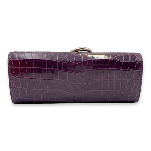 Egee Clutch Cassis in Shiny Niloticus, Palladium hardware