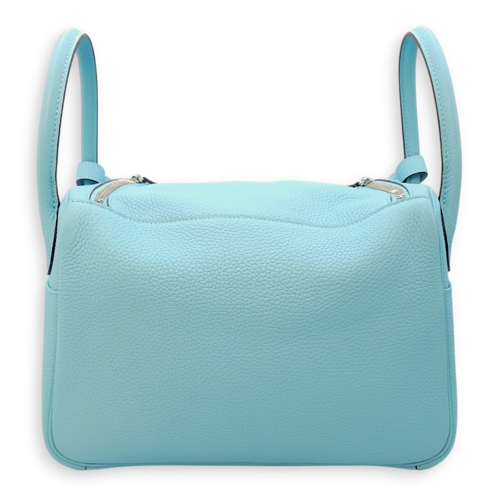 Lindy 30 Blue Atoll in Clemence Palladium hardware
