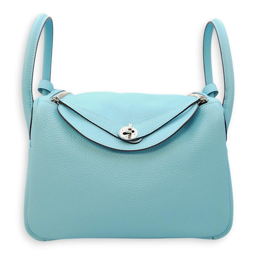 Lindy 30 Blue Atoll in Clemence Palladium hardware