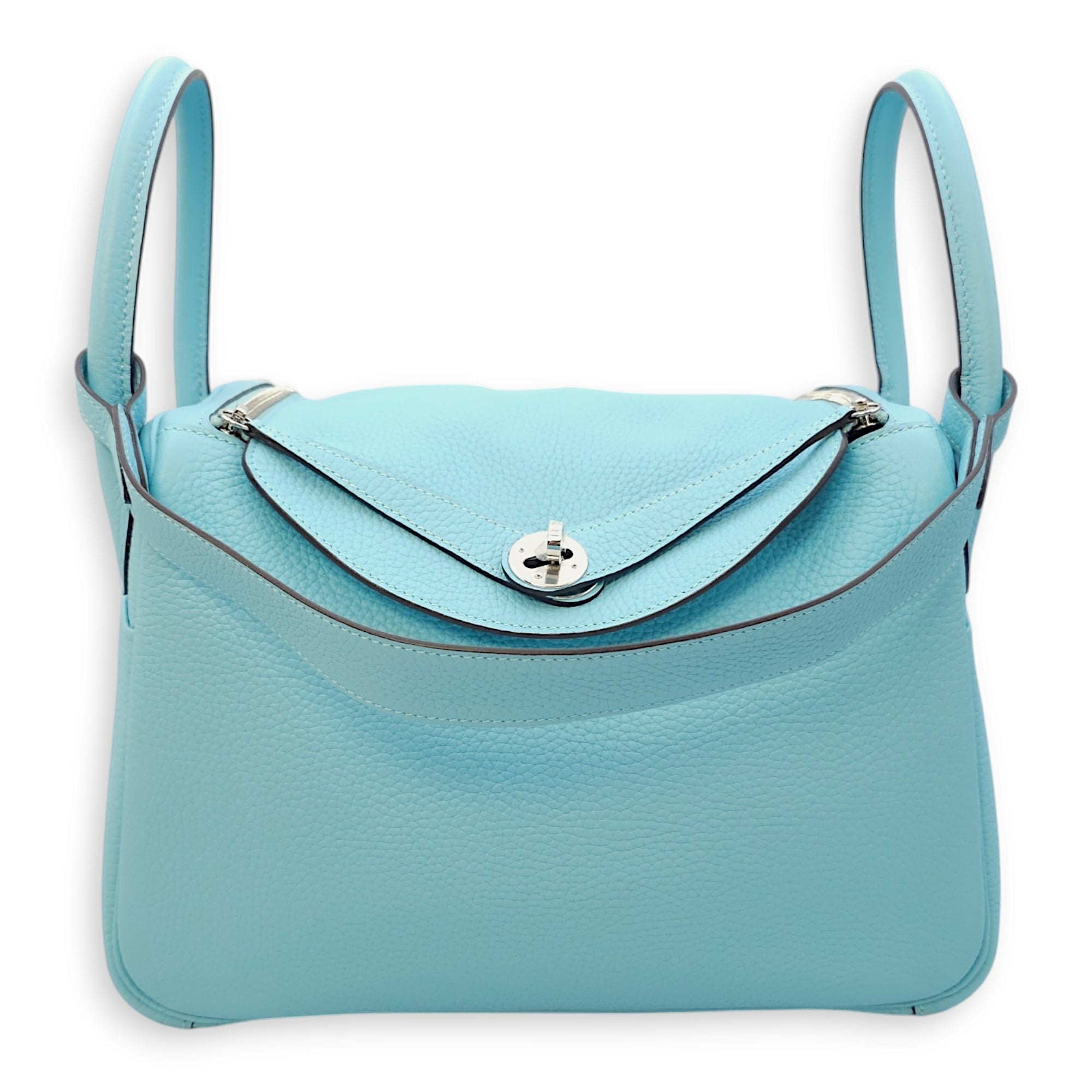 Lindy 30 Blue Atoll in Clemence Palladium hardware