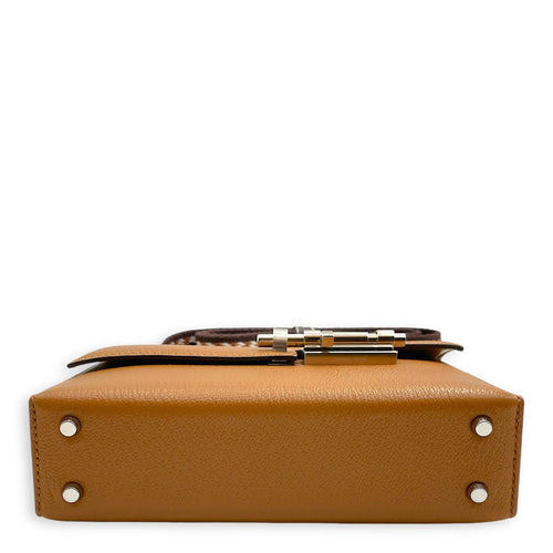 Verrou Mini Sesame in Chevre Mysore Palladium hardware CL2411-7542 5