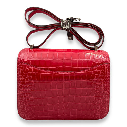Constance 18 Rose Extreme in Shiny Alligator Palladium hardware CL2410-6688 1