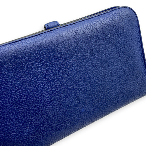 Dogon Duo Blue Electric Wallet in Togo, Palladium hardware