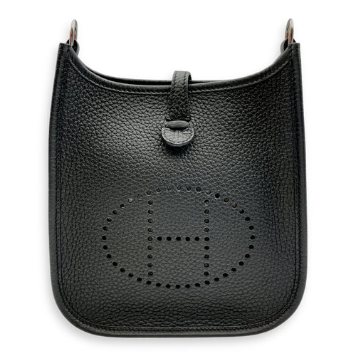 Evelyne Mini Black in Clemence, Palladium hardware