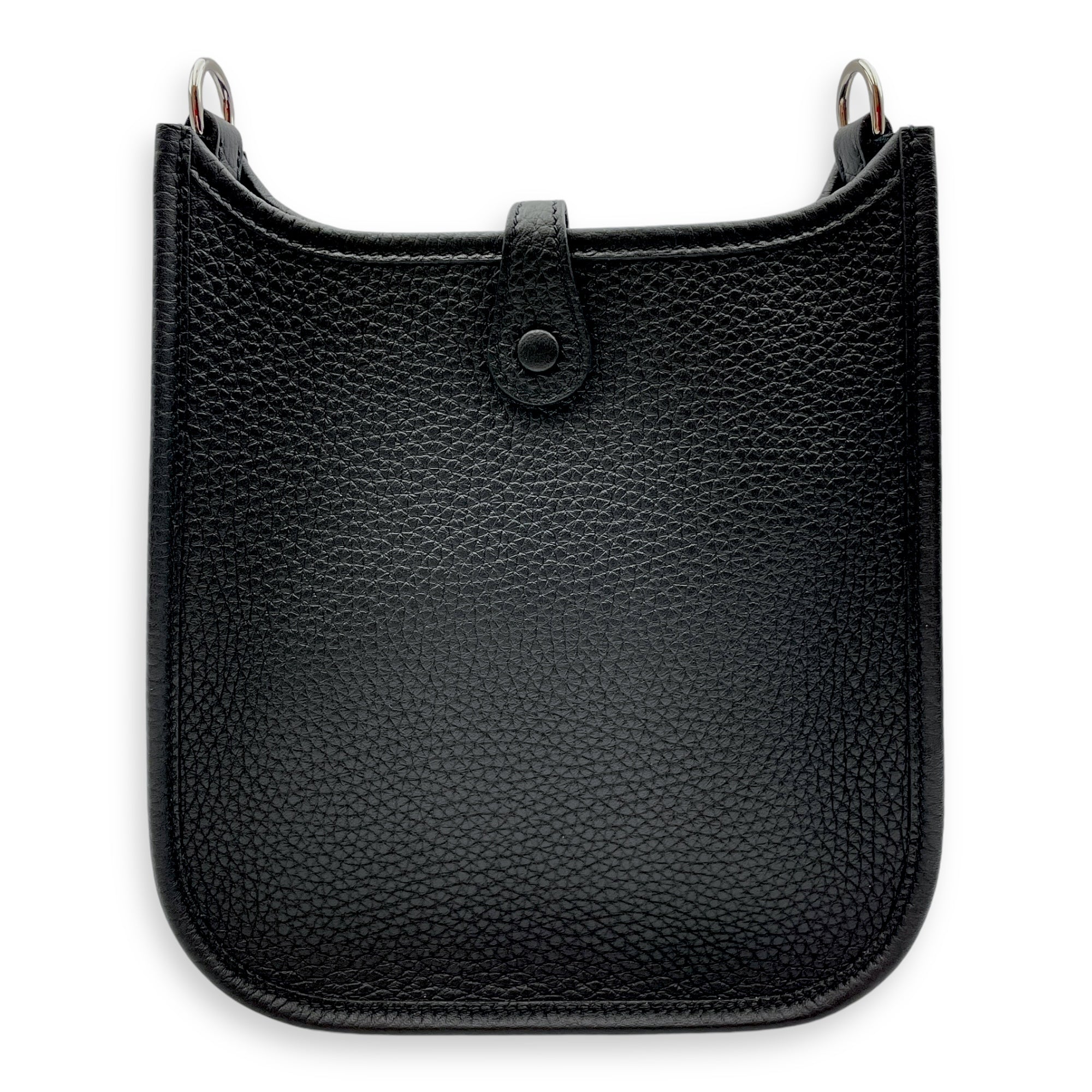 Evelyne Mini Black in Clemence, Palladium hardware