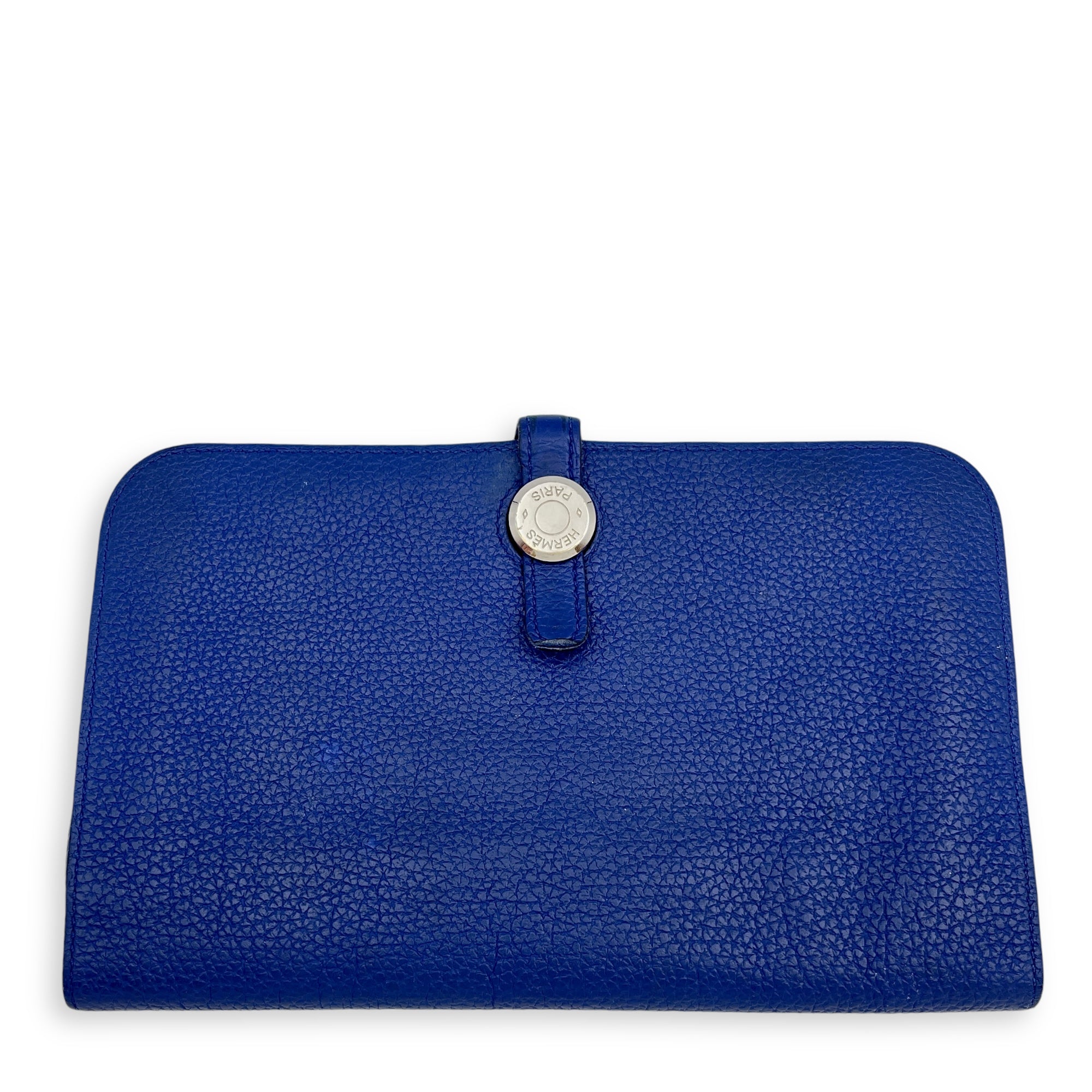 Dogon Duo Blue Electric Wallet in Togo, Palladium hardware