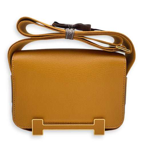 Geta  Caramel  in Chevre Mysore Gold hardware